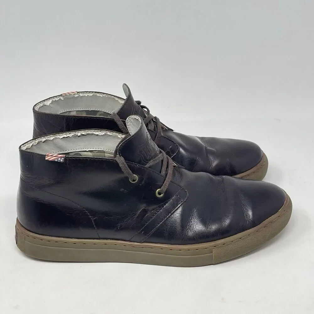 Denim & Supply Ralph Lauren Cliff Chukka Boots Mens 10 D Brown Leather Ankle